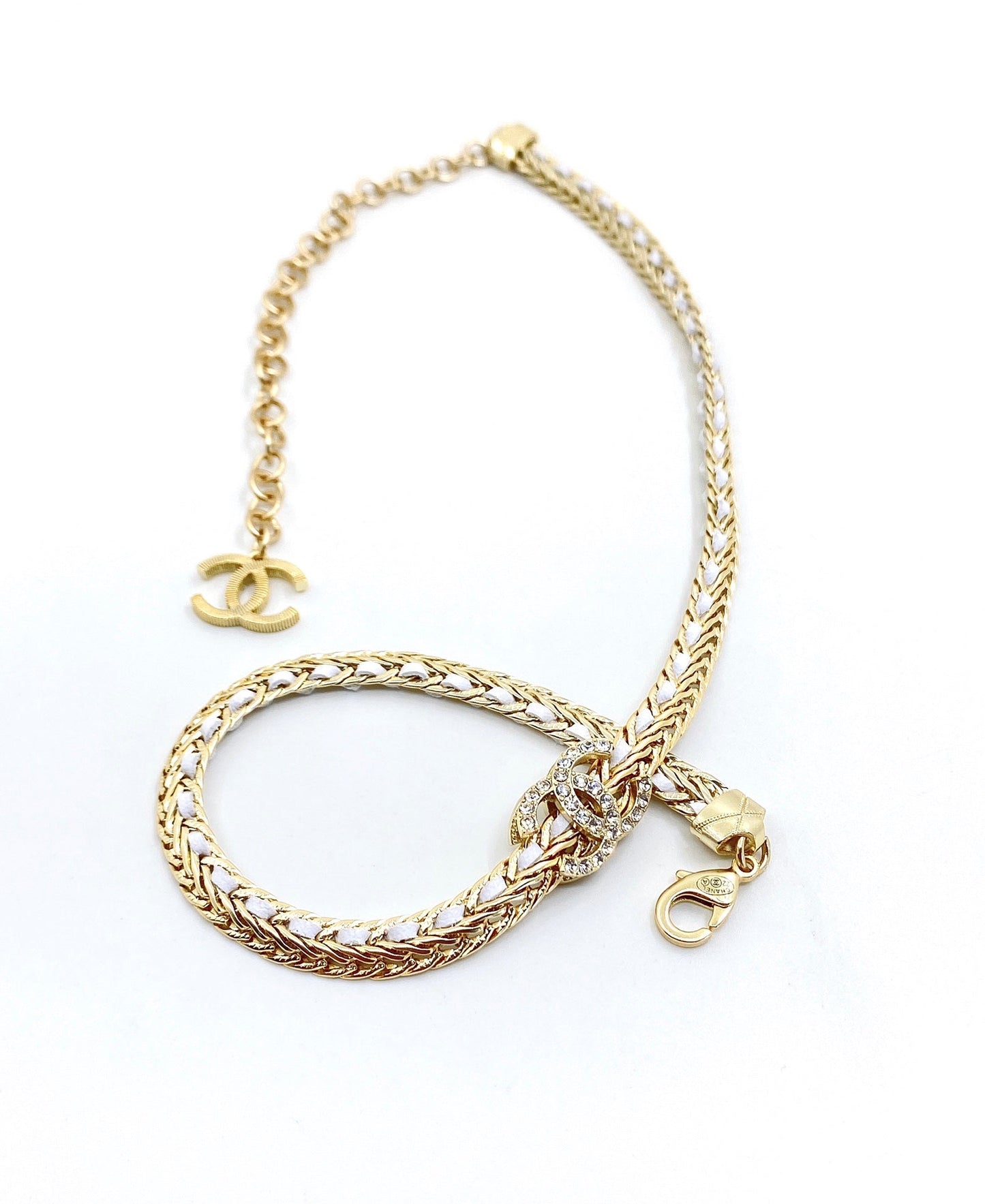18K  Chanel Diamonds Choker Necklace